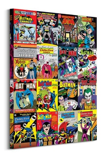 DC Comics Batman Kolaż okładek - obraz na płótnie DC COMICS