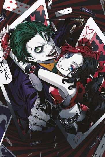 DC Comics Harley Quinn Joker Anime - plakat 61x91,5 cm Galeria Plakatu