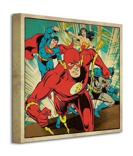 DC Comics Heroes Together - obraz na płótnie DC COMICS