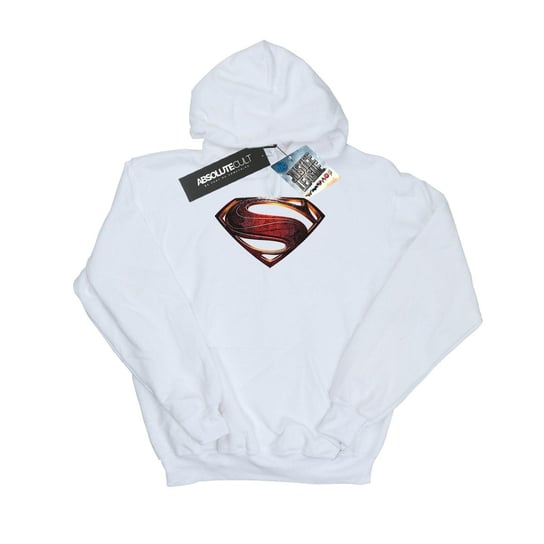 DC Comics Męska Bluza Z Emblematem Superman Z Filmu Liga Sprawiedliwości (S (52-55 Cm) / Ciepły Biały) DC COMICS