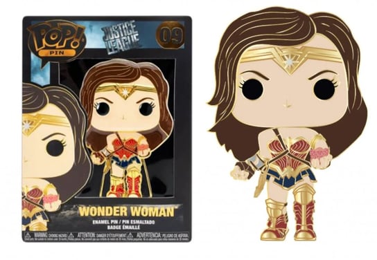 dc comics - pop large enamel pin n° 09 - wonder woman Funko