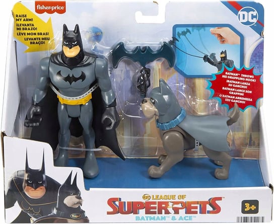 Dc Liga Super-Pets Figurka Batman I Pies Ace Fisher Price