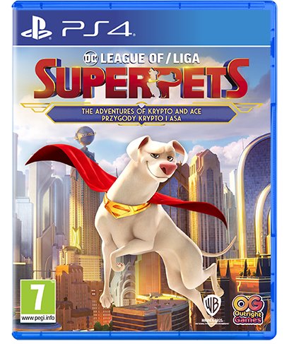DC LIGA SUPERPETS: Przygody Krypto i Asa, PS4 NAMCO Bandai