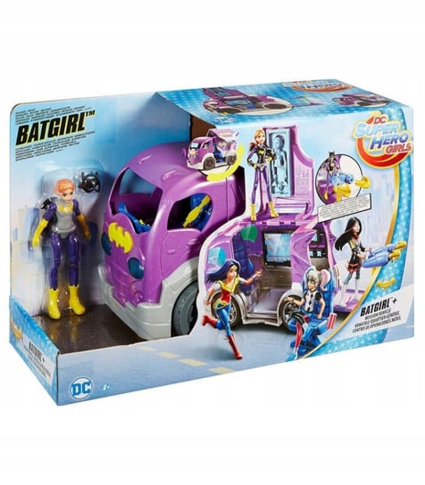 DC Super Hero Girls, lalka z pojazdem Batgirl Mattel