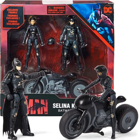 Dc The Movie Batman + Selina Kyle + Motocykl Spin Master