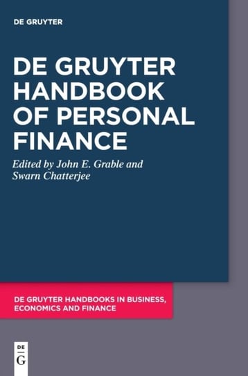 De Gruyter Handbook of Personal Finance John E. Grable