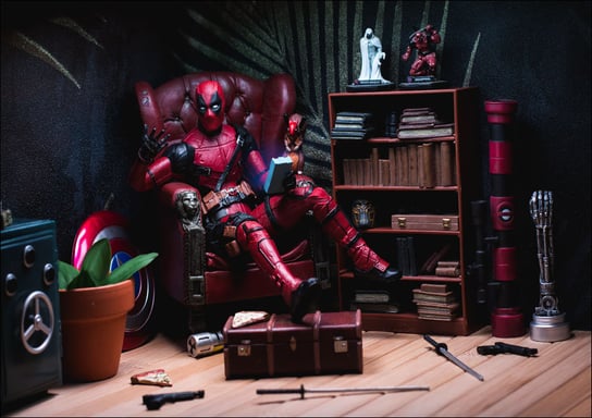 Deadpool, Marvel - plakat 100x70 cm / AAALOE Inna marka