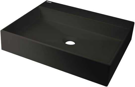 Deante Correo Nero umywalka 50x40 cm nablatowa prostokątna czarna CQRNU5S Inna marka