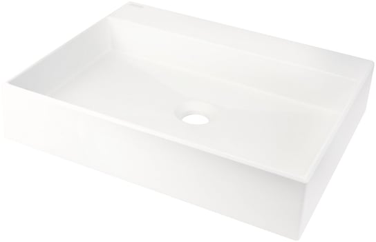 Deante Correo umywalka 50x40 cm nablatowa prostokątna alabaster CQRAU5S Inna marka