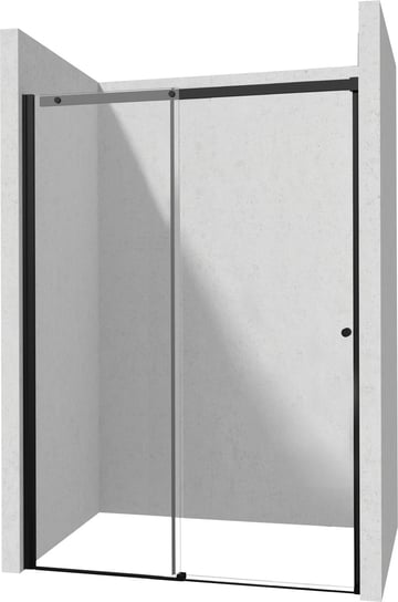 Deante Kerria Plus drzwi prysznicowe 180 cm wnękowe czarny mat/szkło przezroczyste KTSPN18P Inna marka