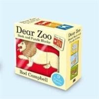 Dear Zoo Book and Puzzle Blocks Campbell Rod
