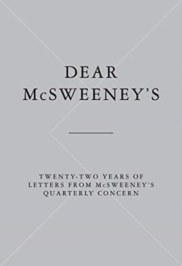 Deat McWeeneys Daniel Levin Becker
