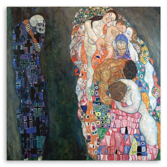 Death And Life - Gustav Klimt 50x50 Legendarte