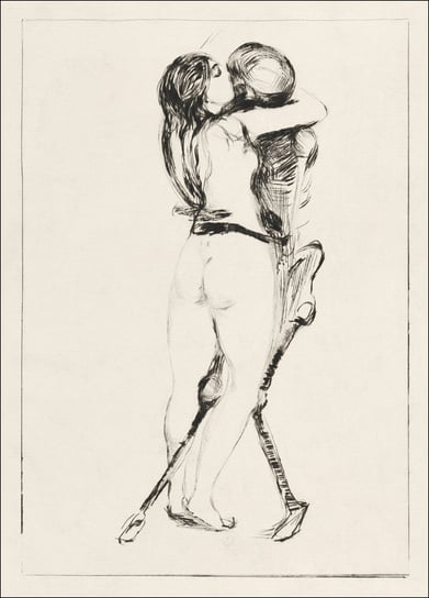 Death and the Woman (1894-1895), Edvard Munch - pl / AAALOE Inna marka