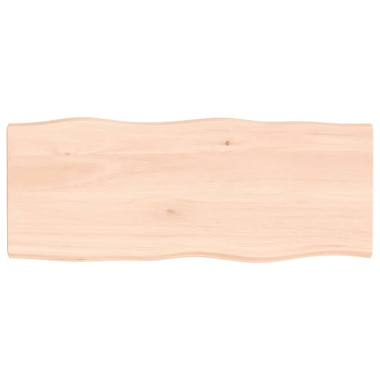 Dębowy blat 100x40x4 cm, surowe drewno Zakito