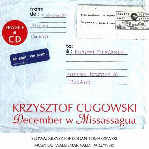December w Mississauga Krzysztof Cugowski