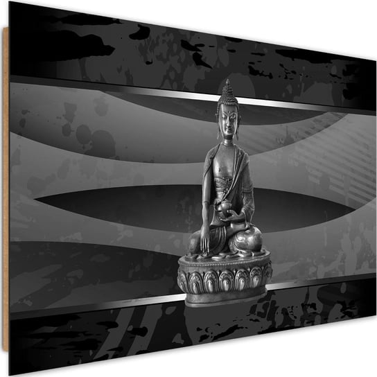 Deco panel CARO Budda na abstrakcyjnym tle 4, 120x80 cm Feeby
