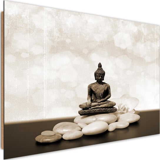 Deco panel CARO Budda na kamieniach zen 4, 60x40 cm Feeby