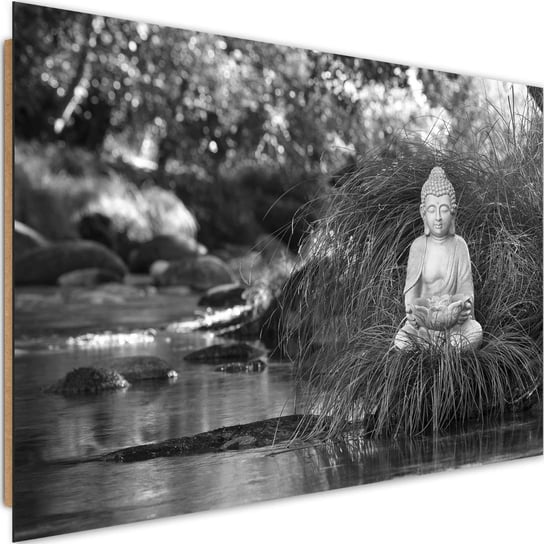 Deco panel CARO Budda nad potokiem, 90x60 cm Feeby