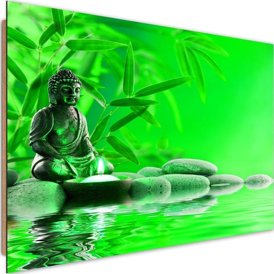 Deco panel CARO Budda nad wodą na kamieniach 2, 120x80 cm Feeby