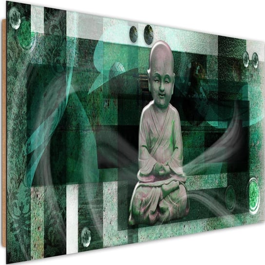 Deco panel CARO Budda z figurami geometrycznymi 1, 90x60 cm Feeby