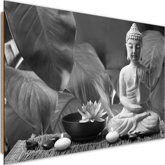Deco panel CARO Budda z lilią 3, 120x80 cm Feeby