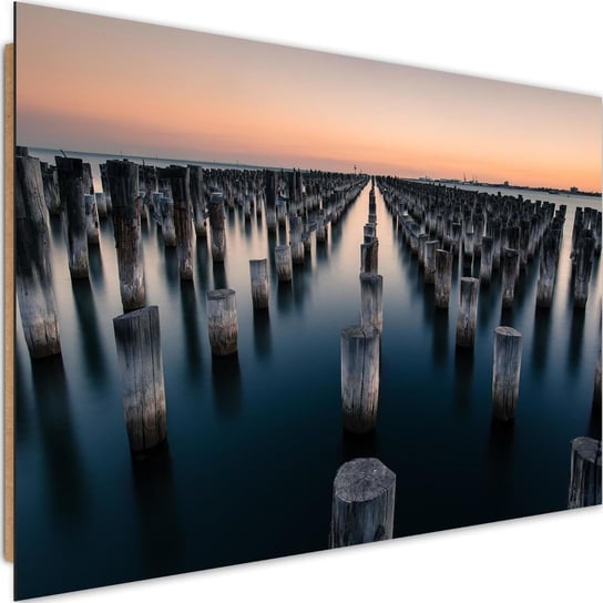 Deco panel CARO Falochron w morzu, 120x80 cm Feeby