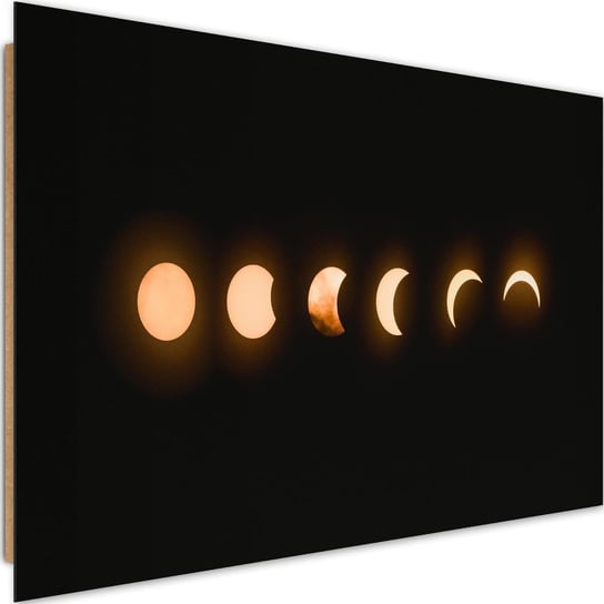 Deco panel CARO Fazy zaćmienia księżyca, 120x80 cm Feeby