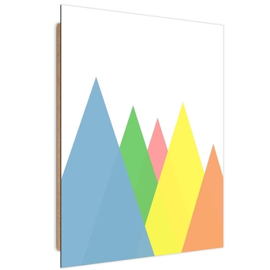 Deco Panel CARO Góry jako abstrakcyjne trójkąty, 40x60 cm Feeby