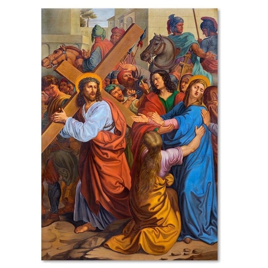 Deco panel CARO Jezus spotyka matkę droga krzyżowa Wiedeń, 40x60 cm Feeby