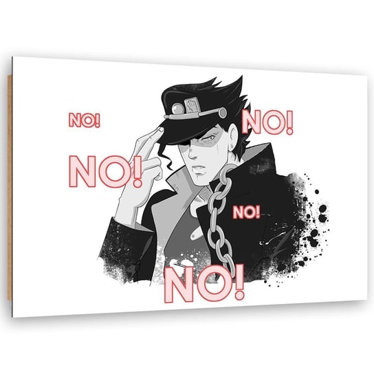 Deco panel CARO Manga chłopak w czapce, 100x70 cm Feeby