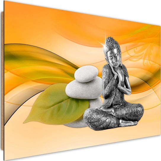 Deco panel CARO Metalowy budda, 120x80 cm Feeby