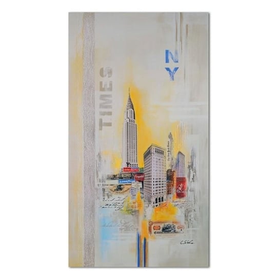 Deco panel CARO Miasto - abstrakcja, 40x50 cm Feeby