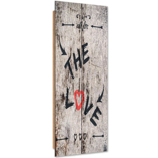 Deco Panel CARO Miłość i serce, 25x70 cm Feeby