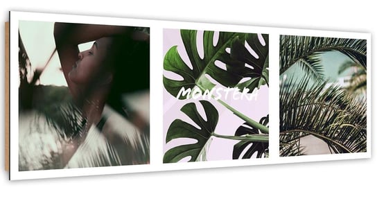 Deco panel CARO Panorama Kobieta w liściach 1, 140x45 cm Feeby