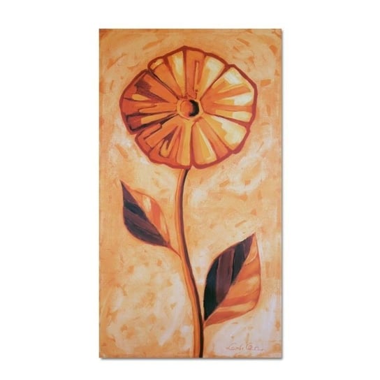 Deco panel CARO Pomarańczowy kwiat, 50x70 cm Feeby