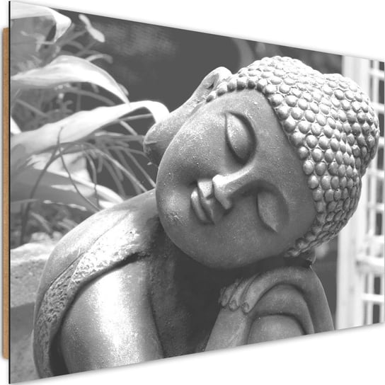Deco panel CARO Rzeźba śpiącego buddy, 120x80 cm Feeby
