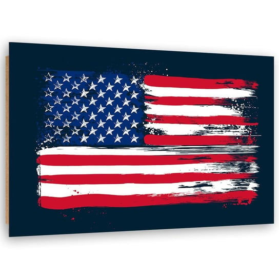 Deco panel FEEBY, Flaga stanów zjednoczonych, 60x40 cm Feeby
