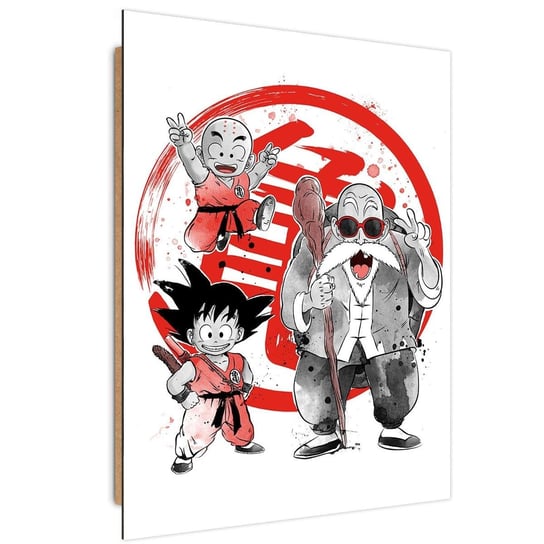 Deco panel FEEBY, Manga mali wojownicy, 40x60 cm Feeby