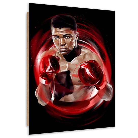 Deco Panel FEEBY, portret sławnego boksera, 40x60 cm Feeby