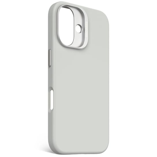 Decoded AntiMicrobial Silicone Backcover - silikonowa obudowa ochronna etui pokrowiec do iPhone 16 kompatybilna z MagSafe (stone gray) Decoded