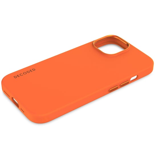 Decoded - silikonowa obudowa ochronna do iPhone 15 kompatybilna z MagSafe (apricot) Decoded