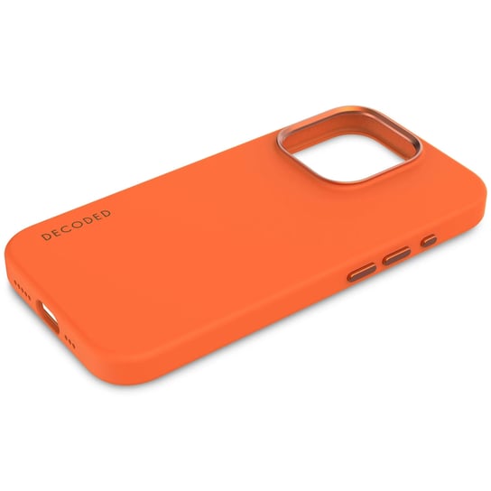 Decoded - silikonowa obudowa ochronna do iPhone 15 Pro kompatybilna z MagSafe (apricot) Decoded