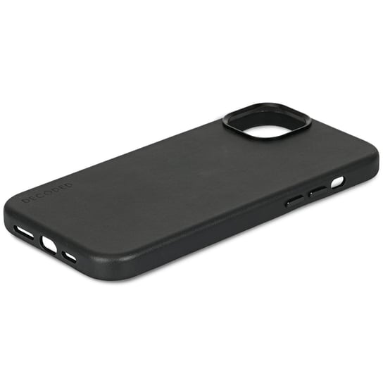 Decoded – skórzana obudowa ochronna do iPhone 15 kompatybilna z MagSafe (black) Decoded