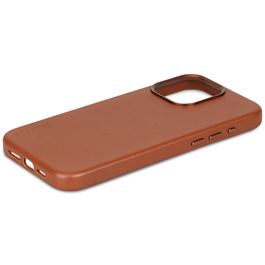 Decoded – skórzana obudowa ochronna do iPhone 15 Pro Max kompatybilna z MagSafe (tan) Decoded