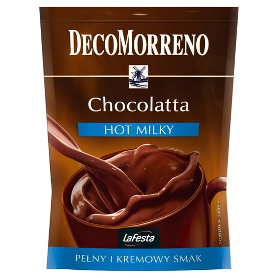DecoMorreno La Festa Chocolatta Hot Milky Napój instant o smaku czekolady mlecznej 150 g DecoMorreno