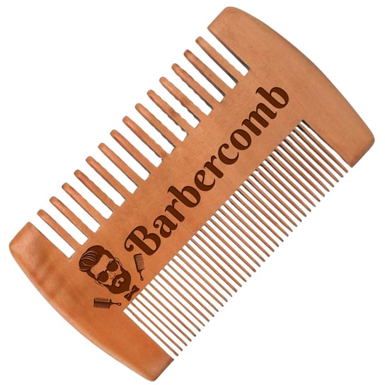DecorTrend, Drewniany Grzebień Do Włosów I Do Brody Do Rozczesywania Barbercomb DecorTrend