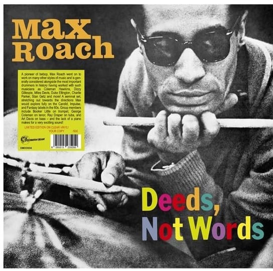 Deeds. Not Words (Numbered) (Clear), płyta winylowa Max Roach