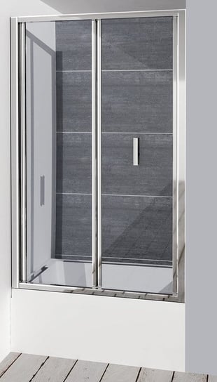 DEEP drzwi prysznicowe składane 1000x1650mm, szkło czyste Inna marka