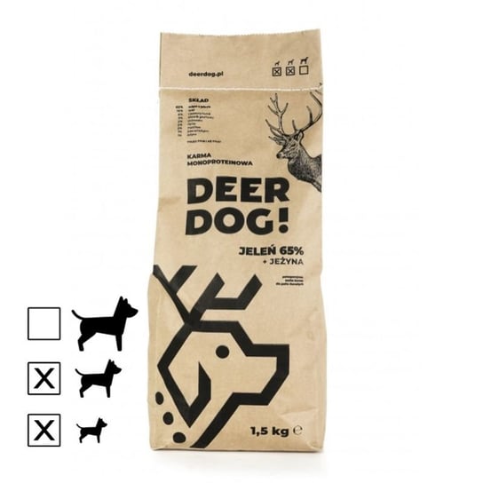 Deer Dog Dzik z batatami 1,5 kg małe rasy sucha karma przysmak dla psa DZICZYZNA Kraina Radolin